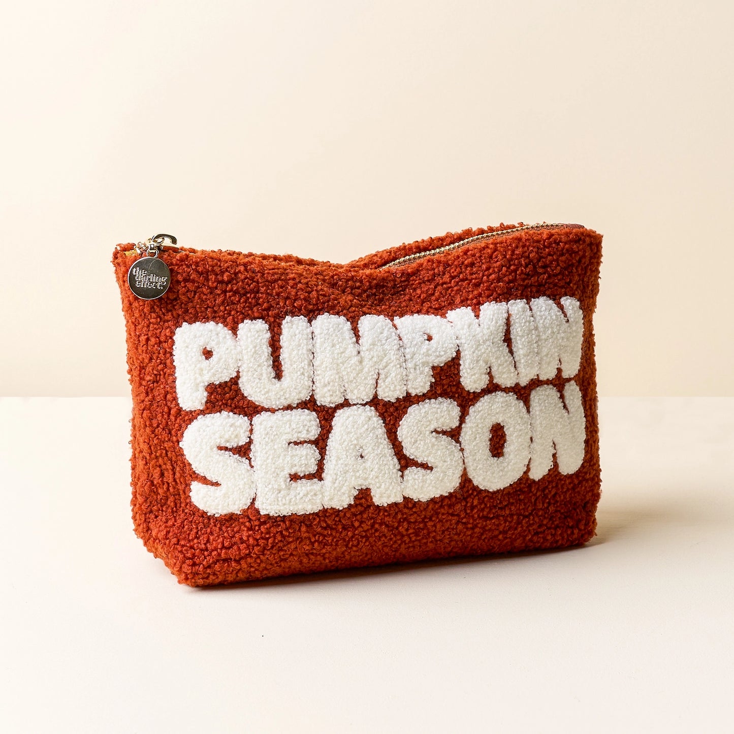 Teddy pouch- Pumpkin