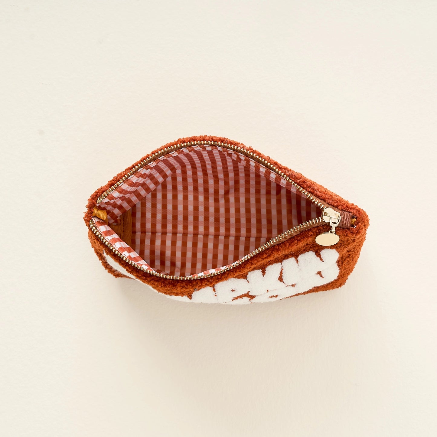 Teddy pouch- Pumpkin