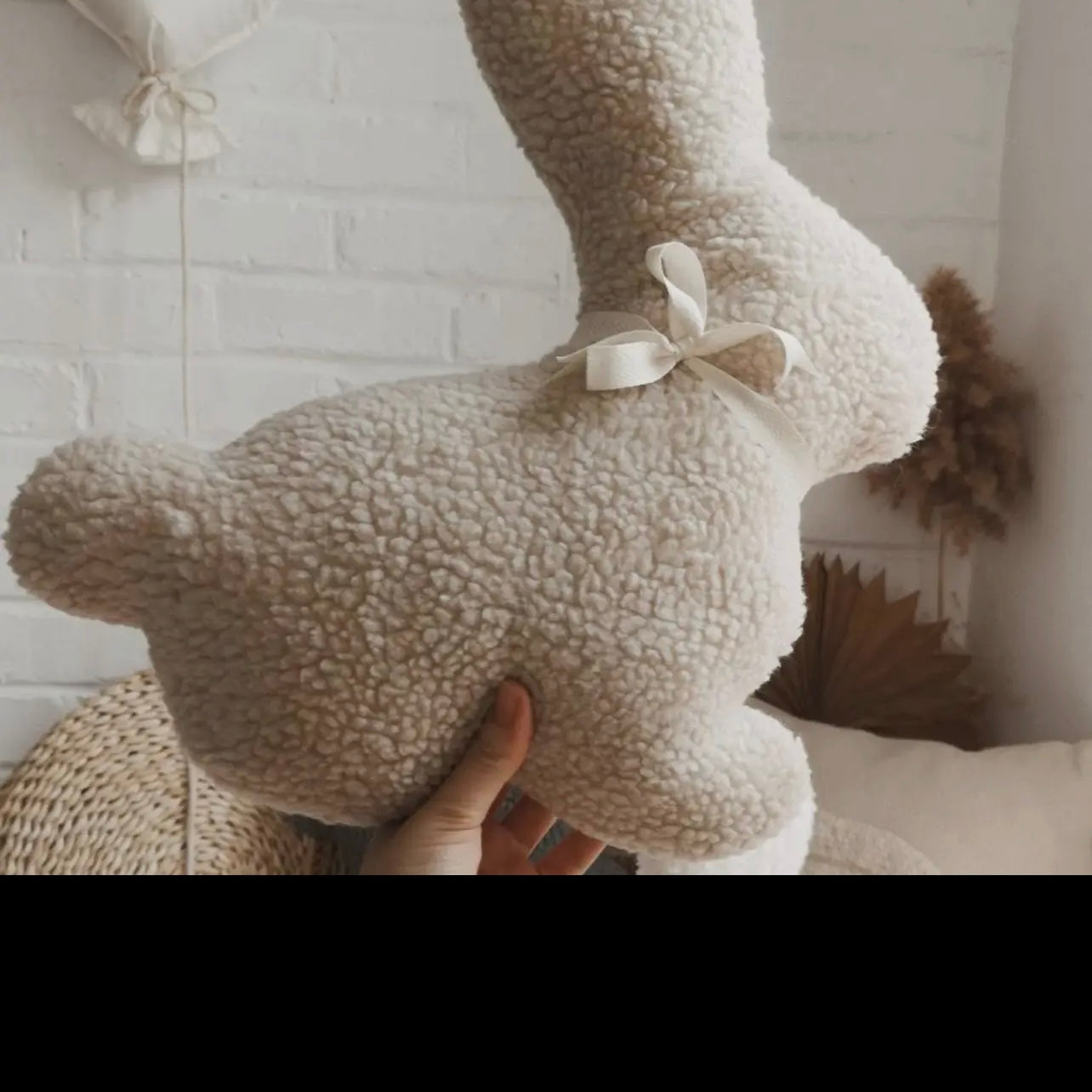 Boucle Bunny Pillow