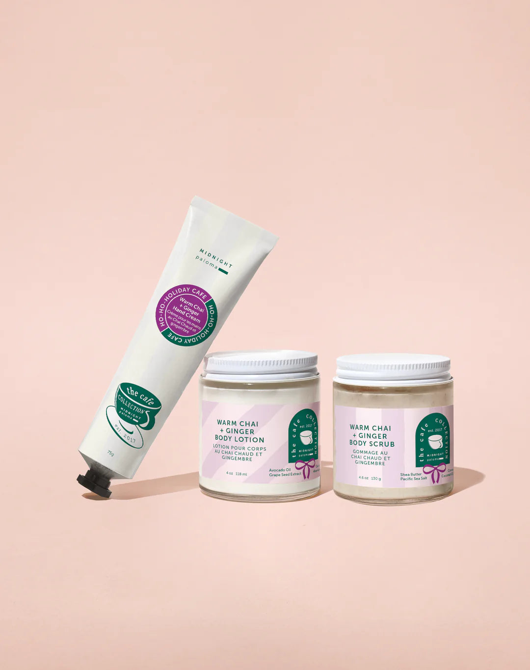 Midnight Paloma WARM CHAI + GINGER TRIO