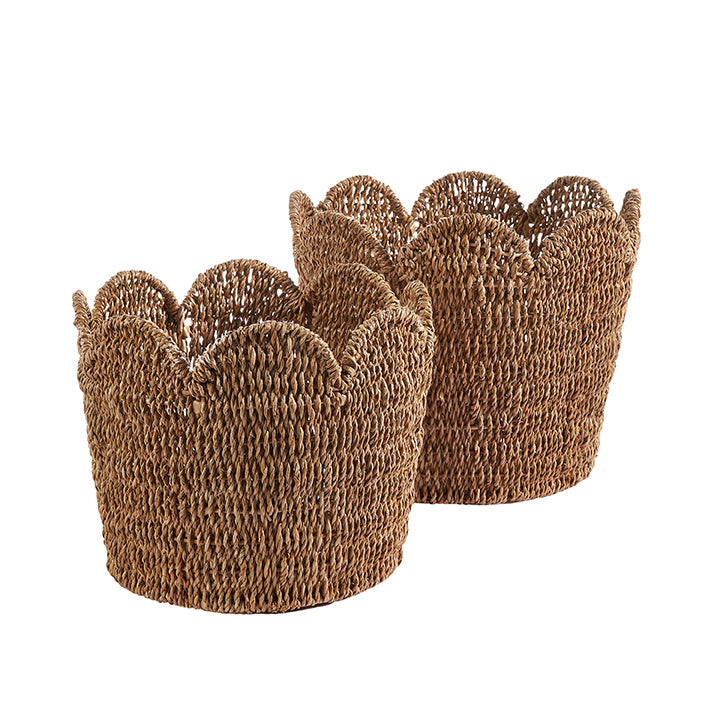 Scalloped Basket, Large