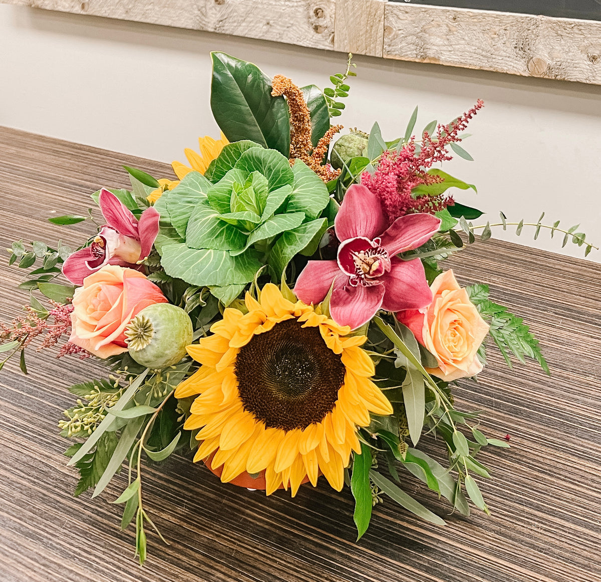Oh My Gourd!  Pumpkin centerpiece workshop