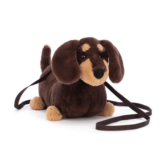 JELLYCAT OTTO SAUSAGE DOG BAG