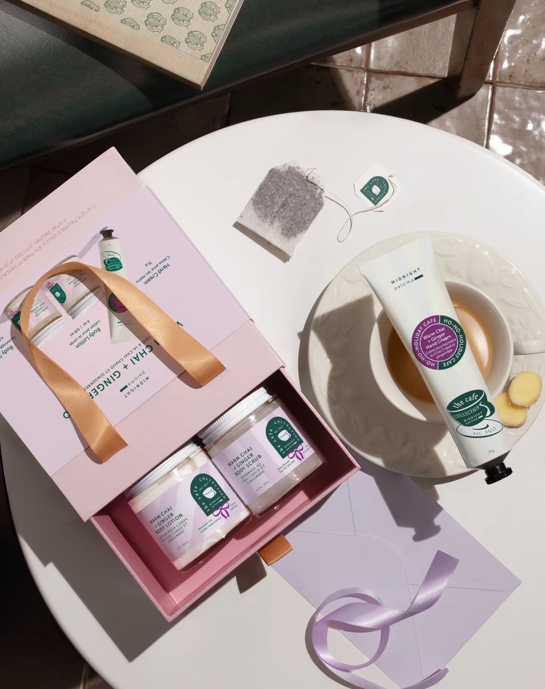 Midnight Paloma WARM CHAI + GINGER TRIO