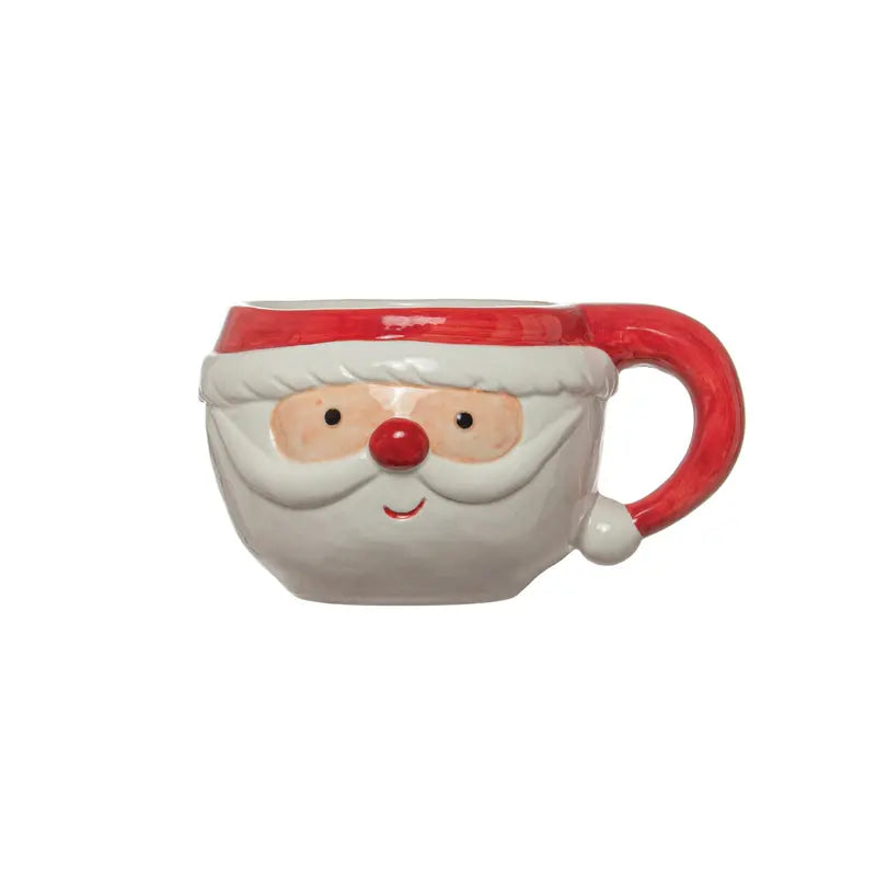 Hand painted Santa mug