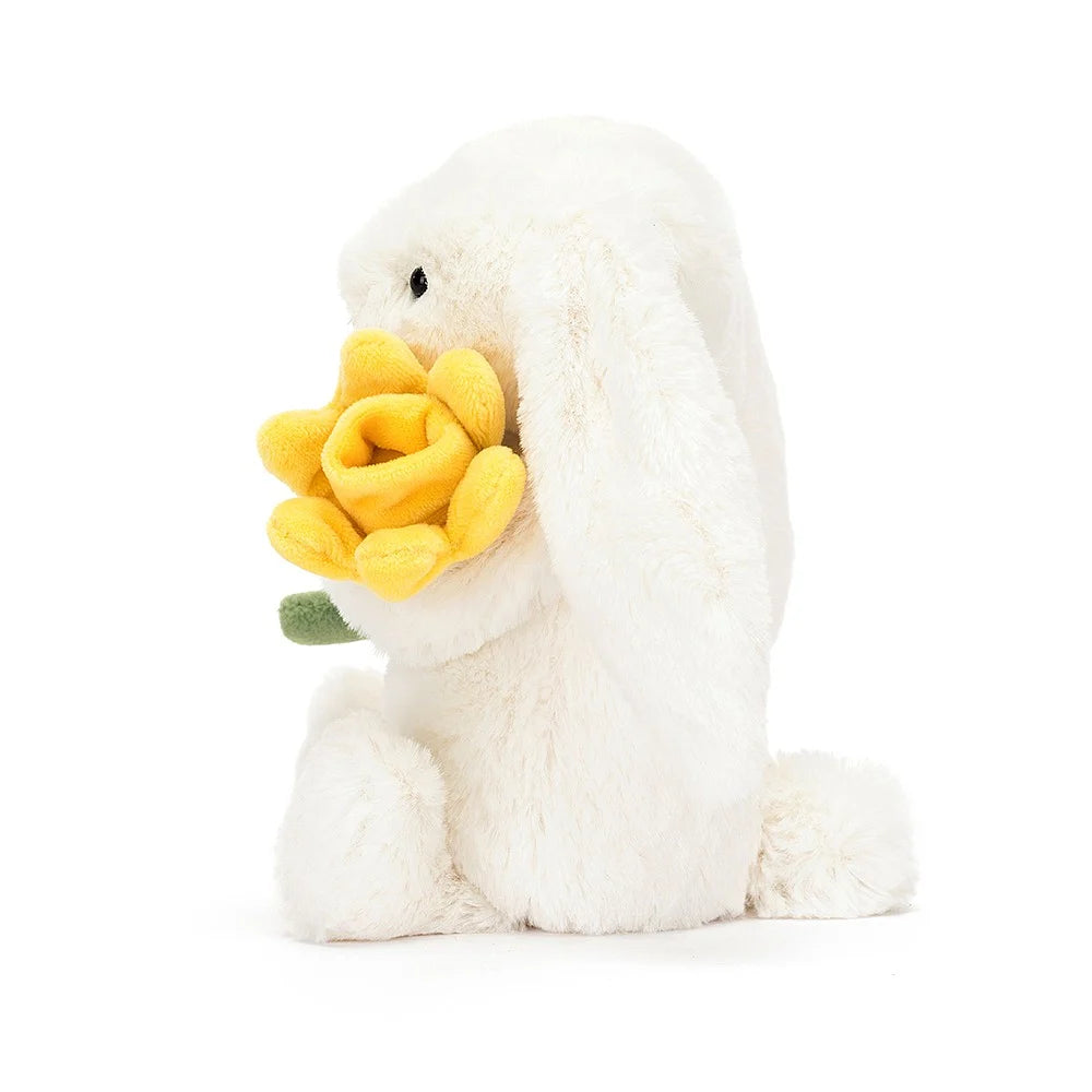 Jellycat Bashful Bunny With Daffodil