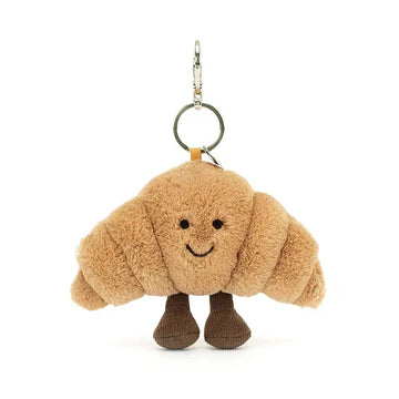 Jellycat Aumesable Croissant keychain bag charm