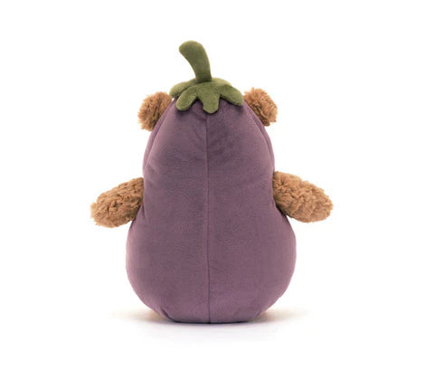 Jellycat Bartholomew Bear Eggplant