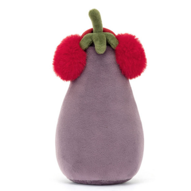 Jellycat Toastie Vivacious Red Eggplant