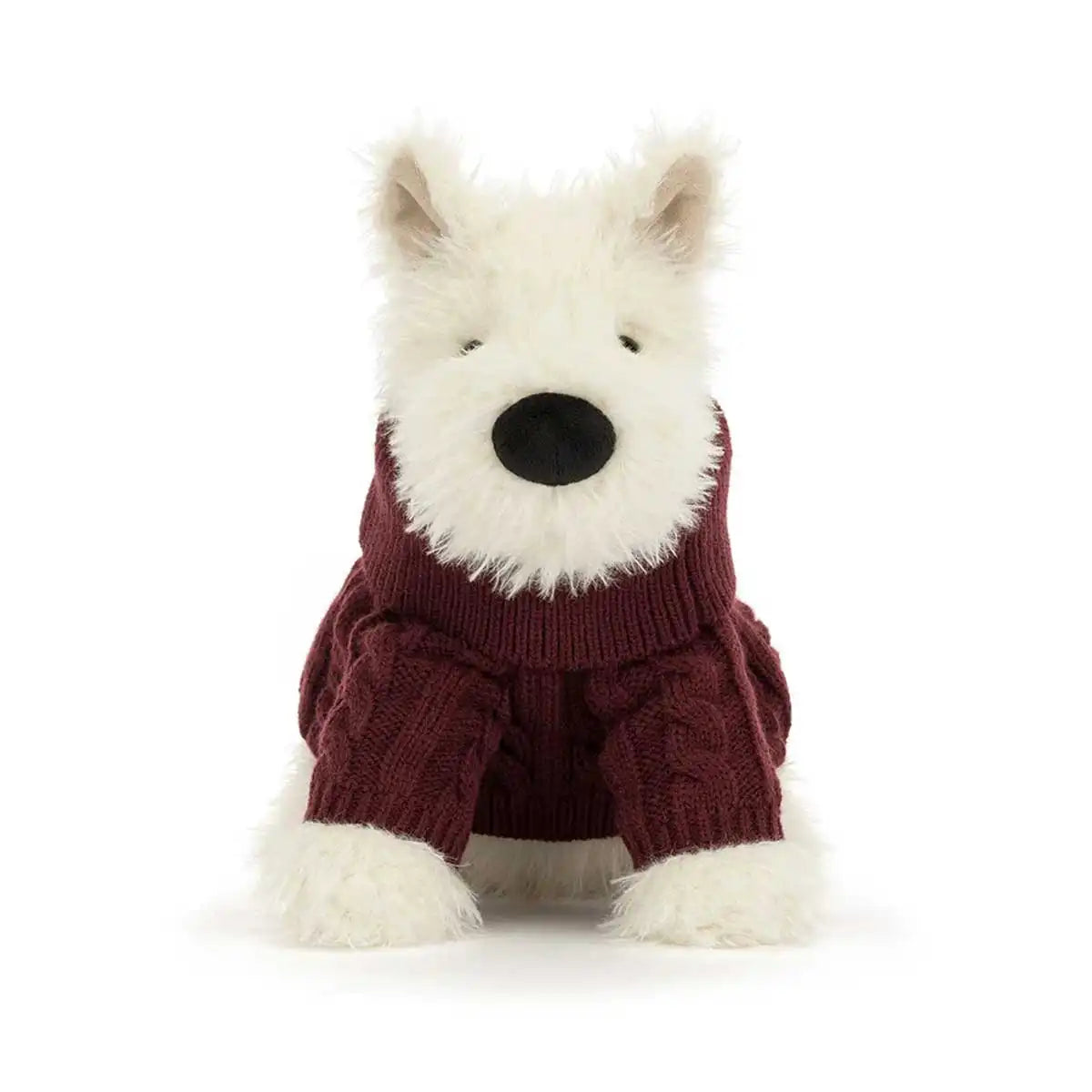 Jellycat Munro Scottie Dog Winter Jumper Outfit