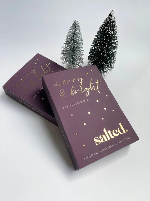 Salted- Merry & Bright Holiday 6 piece box