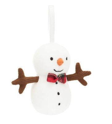 Jellycat Festive Folly Snowman Ornament - jellycat