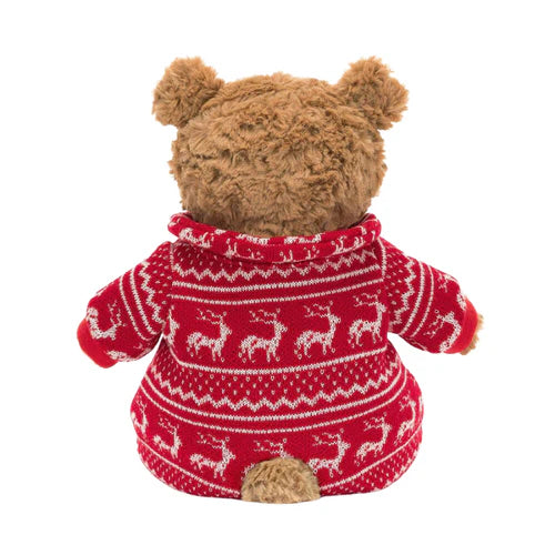 Jellycat Bartholomew Bear Winter Pajamas